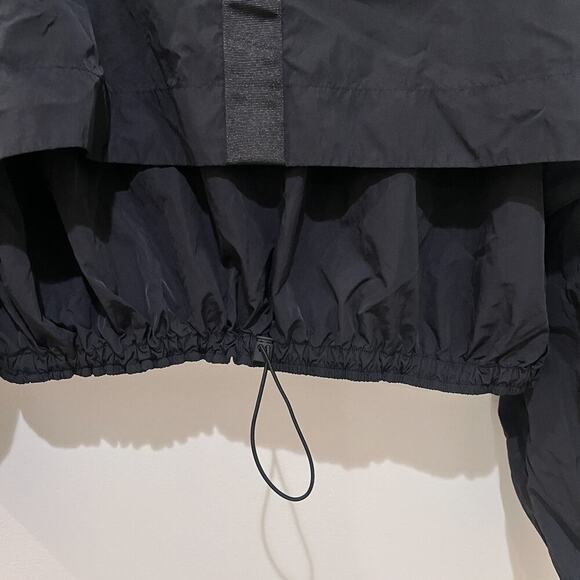 ATHLETA Allyson Felix Legend Oversized Jacket Black Windbreaker Reflective XL - Picture 9 of 13